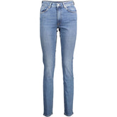 Gant Blue Cotton Women Jeans